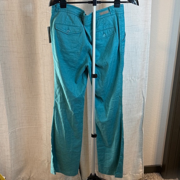 NWT Level 99 Turquoise Wide-Leg Trousers - Picture 2 of 5
